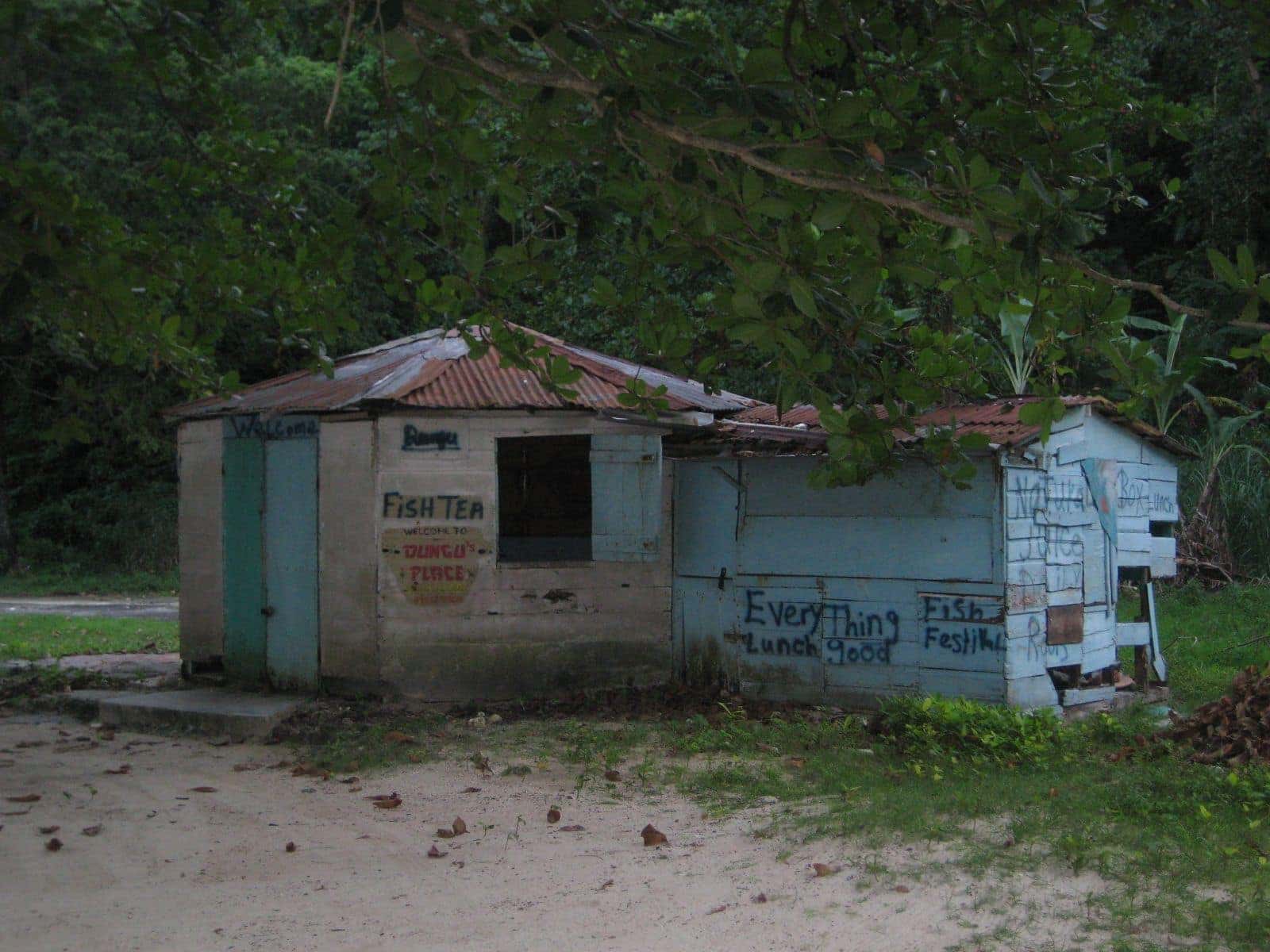 Fish tea shack near Winnifred Beach